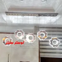 لوستر کریستالی گلبرگ و آویز مدرن با تخفیف|لوستر و چراغ آویز|تهران, سیدخندان|دیوار