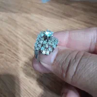 انگشتر زنانه نقره ۹۲۵ با فاکتور