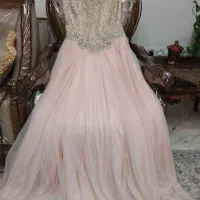 لباس مجلسی حریر سایز ۳۸ در حد