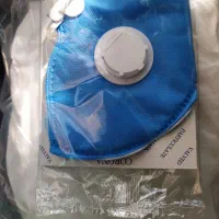ماسک فیلتر دار n95 و گان سفید رنگ