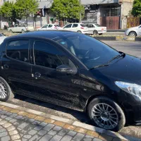 پژو۲۰۷ مشکی پانا ارتقا یافته معاوضه با ۲۰۶مدل۹۱