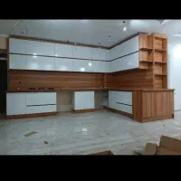 ساخت ونصب ویترین.پارکت.قرنیز.کابینت.کمددیواری