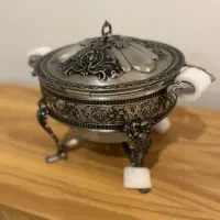 سرویس سوفله خوری پیوتر آنتیک ( مرغ ، سالاد ، سوپ )