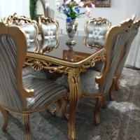غذا خوری ۶ نفره در حد نو مناسب جهیزیه