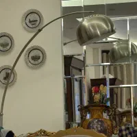 آباژور مدرن خمیده استیل