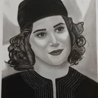 طراحی چهره سیاه قلم با تخفیف ویژه
