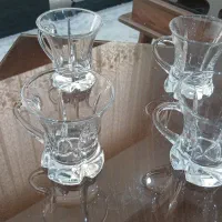 جا چنگالی خورشیدی۴ تا لیوان اصل و یک شکلات خوری