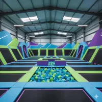 ایده‌پردازی و ساخت فضاهای ترامپولین پارک