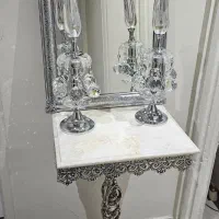 آیینه و شمعدان اب نقره مناسب جهیزیه