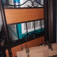 تخت تک نفره فلزی
