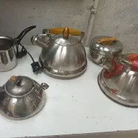 کتری  و دیگر ظروف استیل