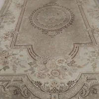 دوعدد فرش ۹متری رنگ کرم
