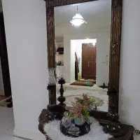 آینه کنسول چوب