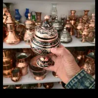 قندان نقره کوب وشکلات خوری