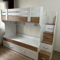 تخت دوطبقه ام دی اف مدل زرین/چکی