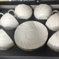 فنجون نعلبکی چینی