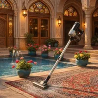 جارو عصایی (موتور پرقدرت* مکش بالا * خوش دست وسبک)