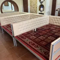 تخت سنتی فلزی شیک مخصوص رستوران باغ