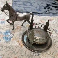اسپند دود کن برنجی و  به همراه اسب برنز