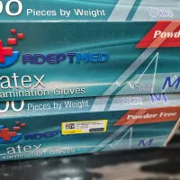 دستکش لاتکس غیر پودری AdeptMed