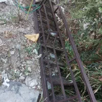 پله فلزی تمیز بدون پوسیدگی با آهن سنگین