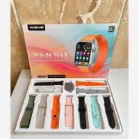 ساعت هوشمند ws-56 max/طرح اپل واچ ده بند/تک و عمده