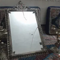 آینه شمعدان برنز