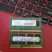 2 عدد رم لپ تاپ 4 گیگ ram 4 g سالم ddr3