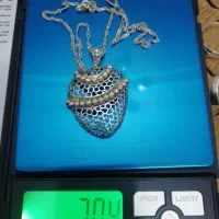 گردنی زیبا  نقره دستساز