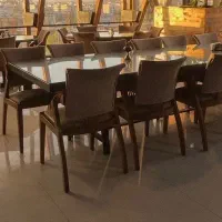 میز و صندلی چوبی راش