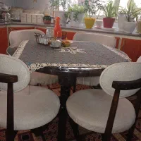 میز ناهار خوری گرد .۴ نفره