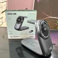 شارژر سه کاره گرین لاین برای گوشی و ساعت و ایرپاد