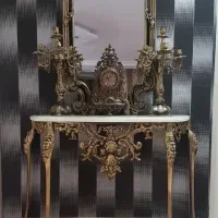 خریدار و فروش آینه و کنسول و آینه شمعدان برنزی