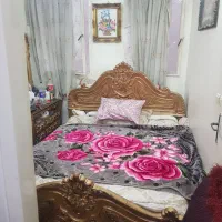 تخت خواب دونفره تمام چوب