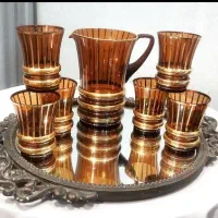 پارچ ولیوان کریستال بوهمیا چک