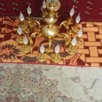 لوستر‌ برنجی ۱۲ شاخه