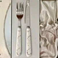 کارد و چنگال سرامیکی در ۳ طرح مختلف