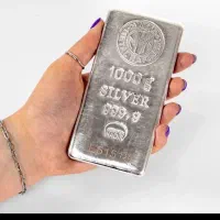 شمش نقره ندیر یک کیلبویی