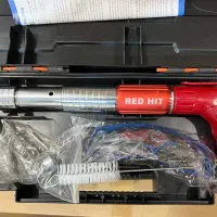 تفنگ میخکوب عصایی فلزی و میخ چاشنی سرخود با کیفیت