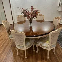 میز ناهارخوری ۶ نفره گرد