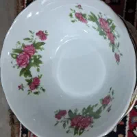 ۱۱عدد کاسه سالادخوری چینی گلسرخی
