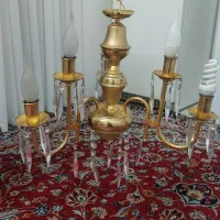لوستر قدیمی ۶ شاخه شمعی