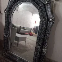 اینه سالم قدی مشکی نقره ای