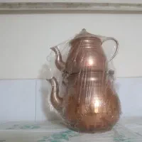 تنگ مسی و کاری قوری مسی