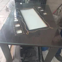 میزی نهار خوری با شیشه