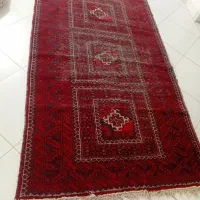 قالیچه دستبافت قدیمی کارکرده