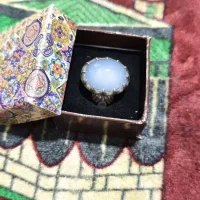 انگشتر عقیق کبود