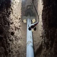 لوله کشی آب و   فاضلاب وصل اگو تخریب کاری