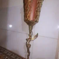 سطل وجا دستمال کاغذی برنزی برنجی سالم نو