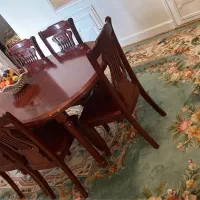 میز ناهار خوری بیضی۶ نفره مالزی